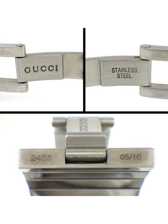 Gucci Watch Interlocking 133.3 GG Sunray Black Dial SS Quartz Analog main image 11